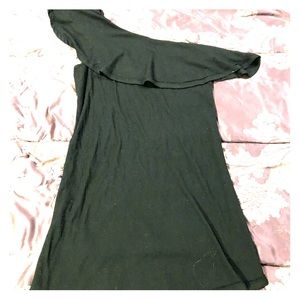 Off the shoulder black dress! Size M